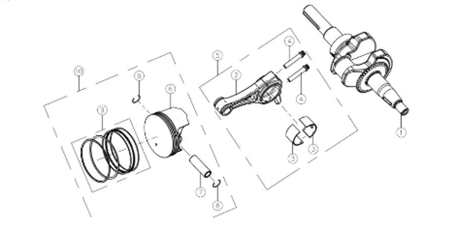 SECTION 3 - CRANKSHAFT, CONNECTING ROD & PISTON