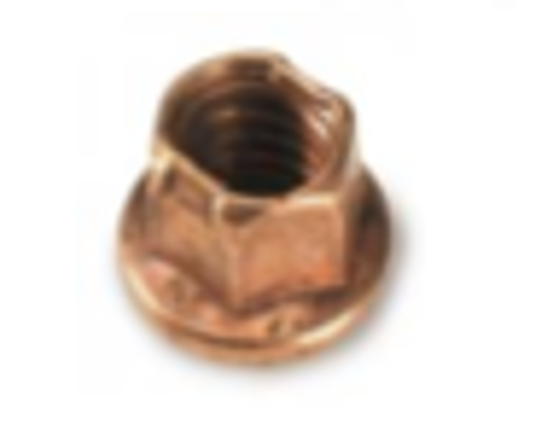 NUT FLANGED METAL BLOCK COPPER M8 (1 PCS)