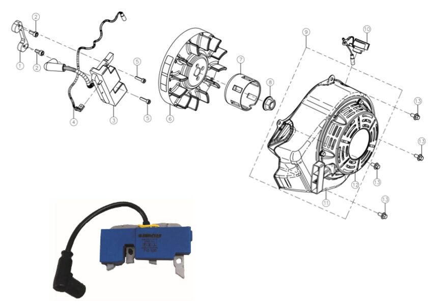 Item Nr13 FLANGE BOLT M6*12-S